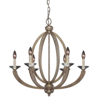 Forum 6-Light Chandelier by Savoy House - Starlight Lighting USA and Canada